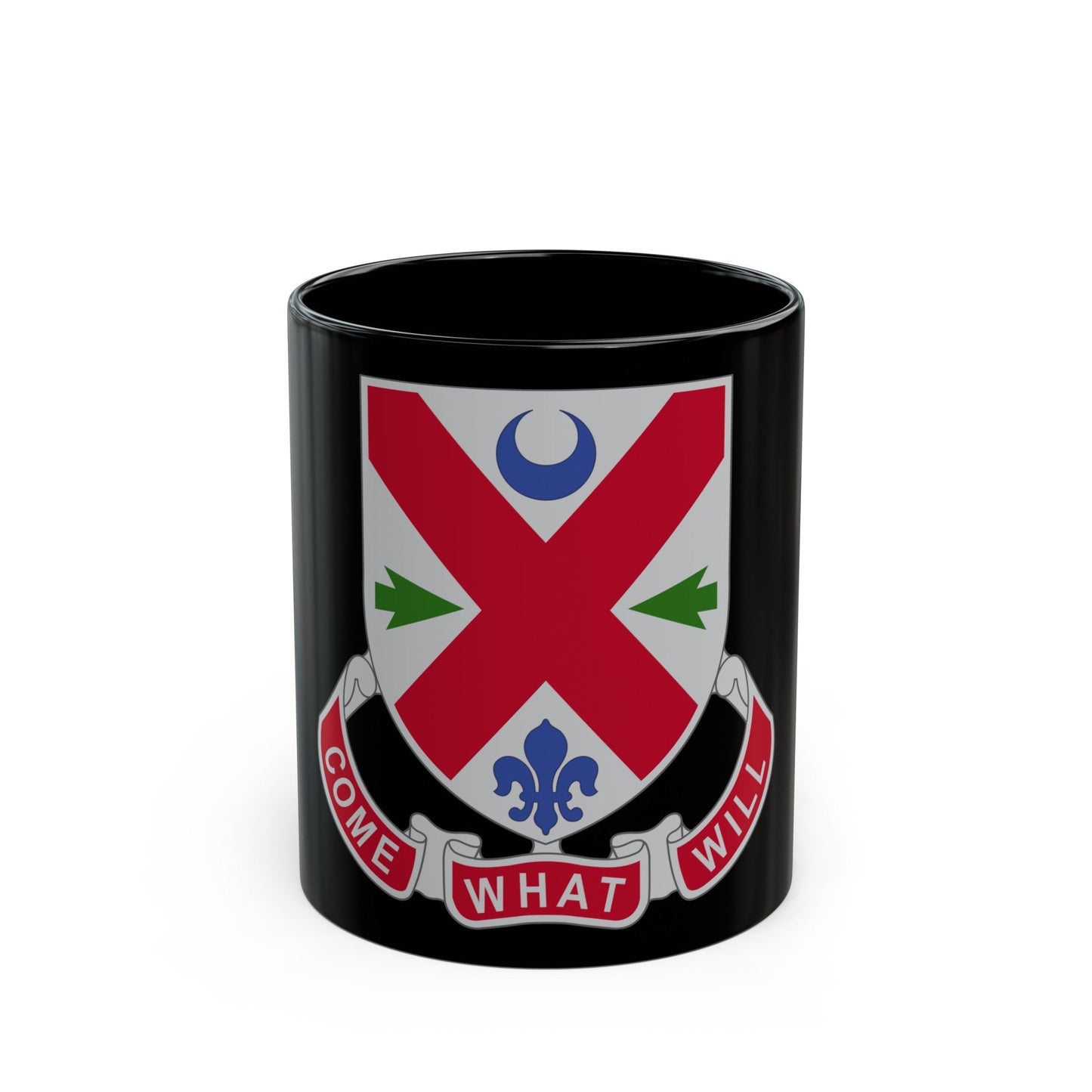 205 Engineer Battalion (U.S. Army) Black Coffee Mug-11oz-The Sticker Space