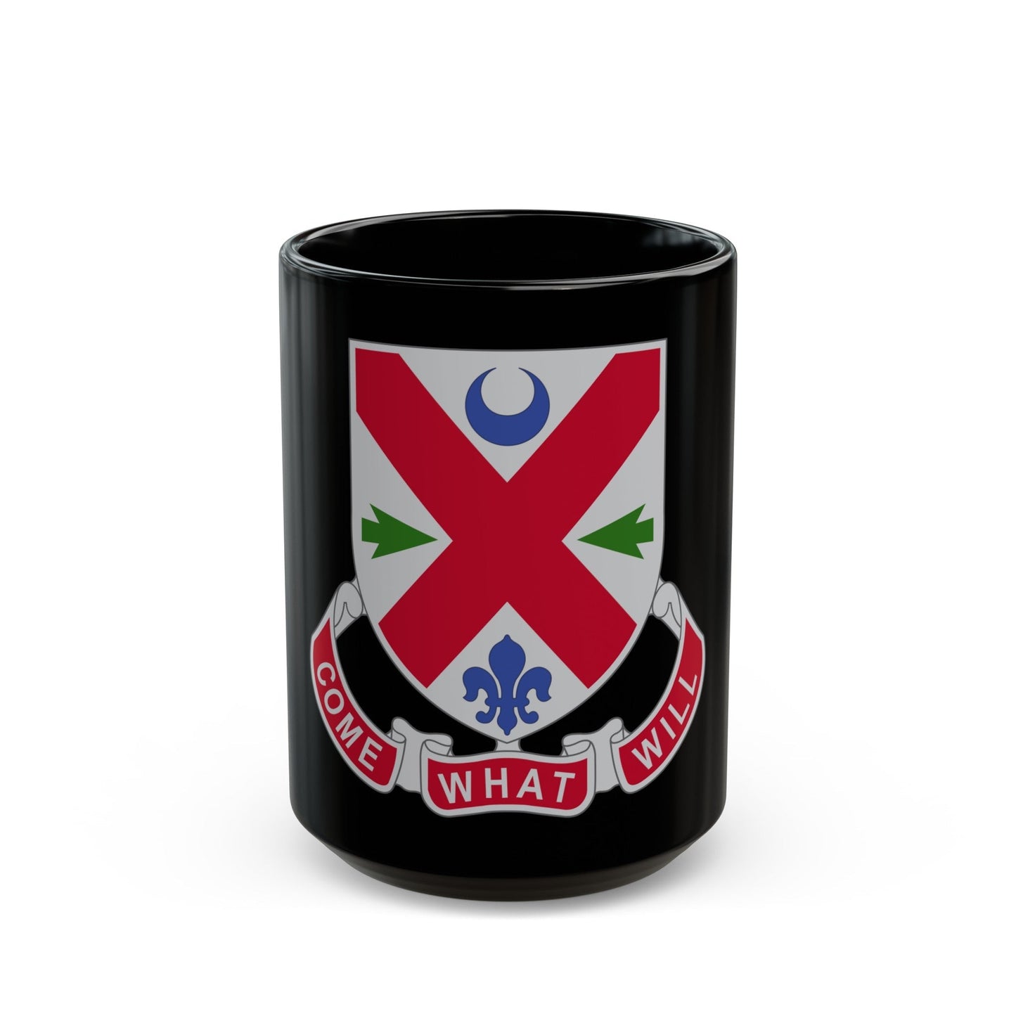 205 Engineer Battalion (U.S. Army) Black Coffee Mug-15oz-The Sticker Space