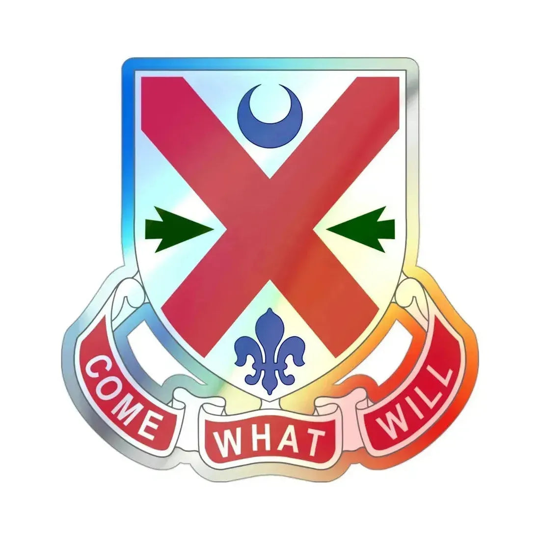 205 Engineer Battalion (U.S. Army) Holographic STICKER Die-Cut Vinyl Decal 3 Inch Holographic - The Sticker Space