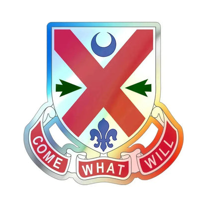 205 Engineer Battalion (U.S. Army) Holographic STICKER Die-Cut Vinyl Decal 4 Inch Holographic - The Sticker Space