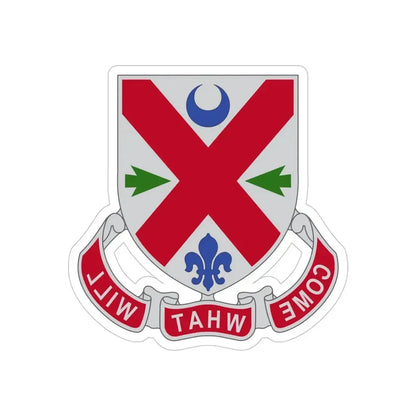 205 Engineer Battalion (U.S. Army) REVERSE PRINT Transparent Die-Cut STICKER - The Sticker Space