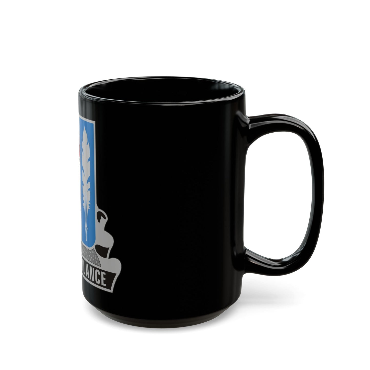 205 Military Intelligence Battalion (U.S. Army) Black Coffee Mug-The Sticker Space