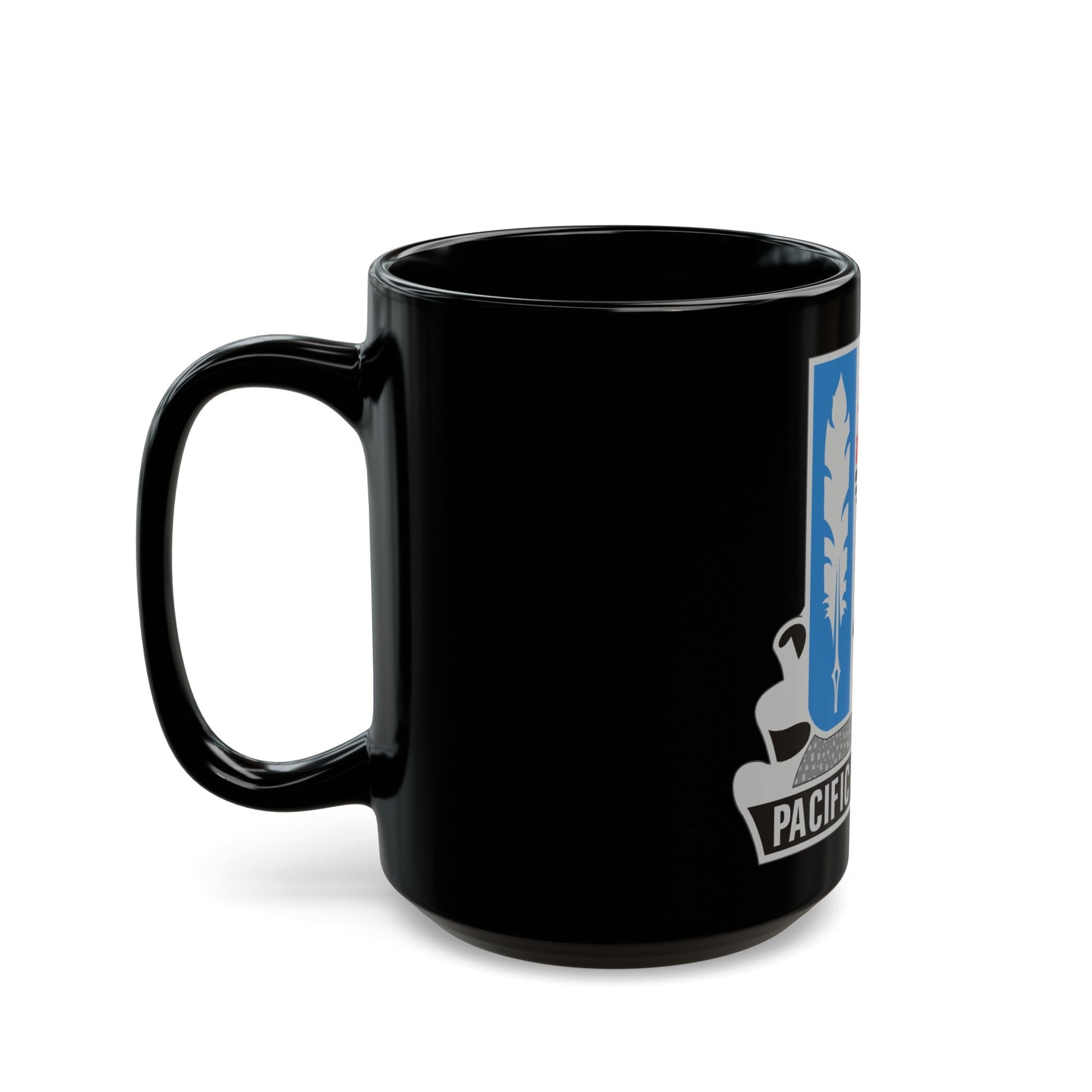 205 Military Intelligence Battalion (U.S. Army) Black Coffee Mug-The Sticker Space