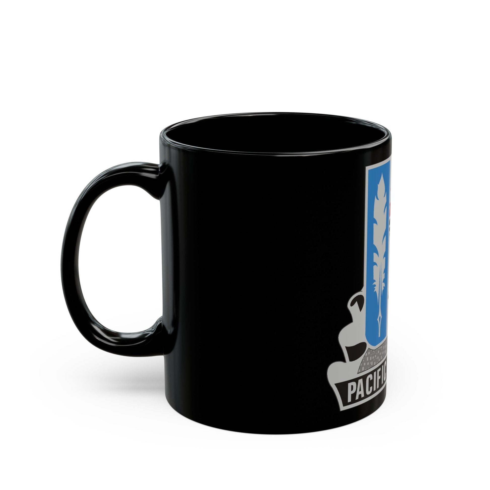 205 Military Intelligence Battalion (U.S. Army) Black Coffee Mug-The Sticker Space