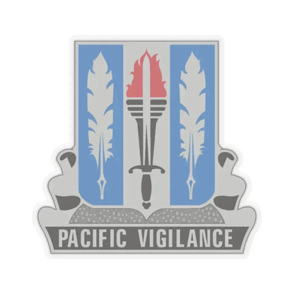 205 Military Intelligence Battalion (U.S. Army) STICKER Vinyl Kiss-Cut Decal 2 Inch Transparent - The Sticker Space