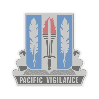 205 Military Intelligence Battalion (U.S. Army) STICKER Vinyl Kiss-Cut Decal 3 Inch Transparent - The Sticker Space