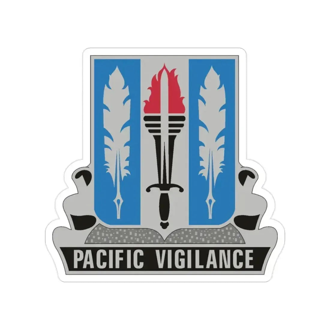 205 Military Intelligence Battalion (U.S. Army) Transparent STICKER Die-Cut Vinyl Decal 2 Inch - The Sticker Space