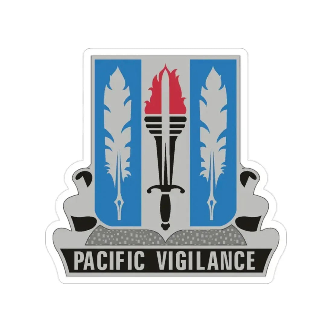 205 Military Intelligence Battalion (U.S. Army) Transparent STICKER Die-Cut Vinyl Decal 2 Inch - The Sticker Space