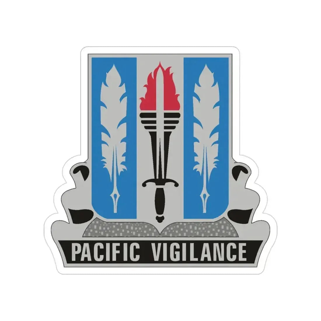 205 Military Intelligence Battalion (U.S. Army) Transparent STICKER Die-Cut Vinyl Decal 3 Inch - The Sticker Space