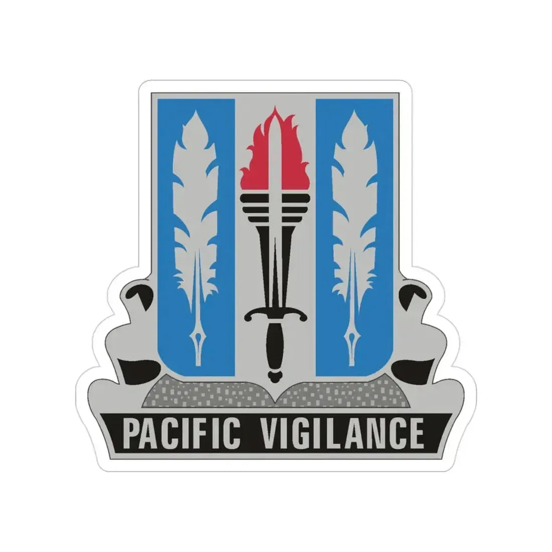 205 Military Intelligence Battalion (U.S. Army) Transparent STICKER Die-Cut Vinyl Decal 3 Inch - The Sticker Space