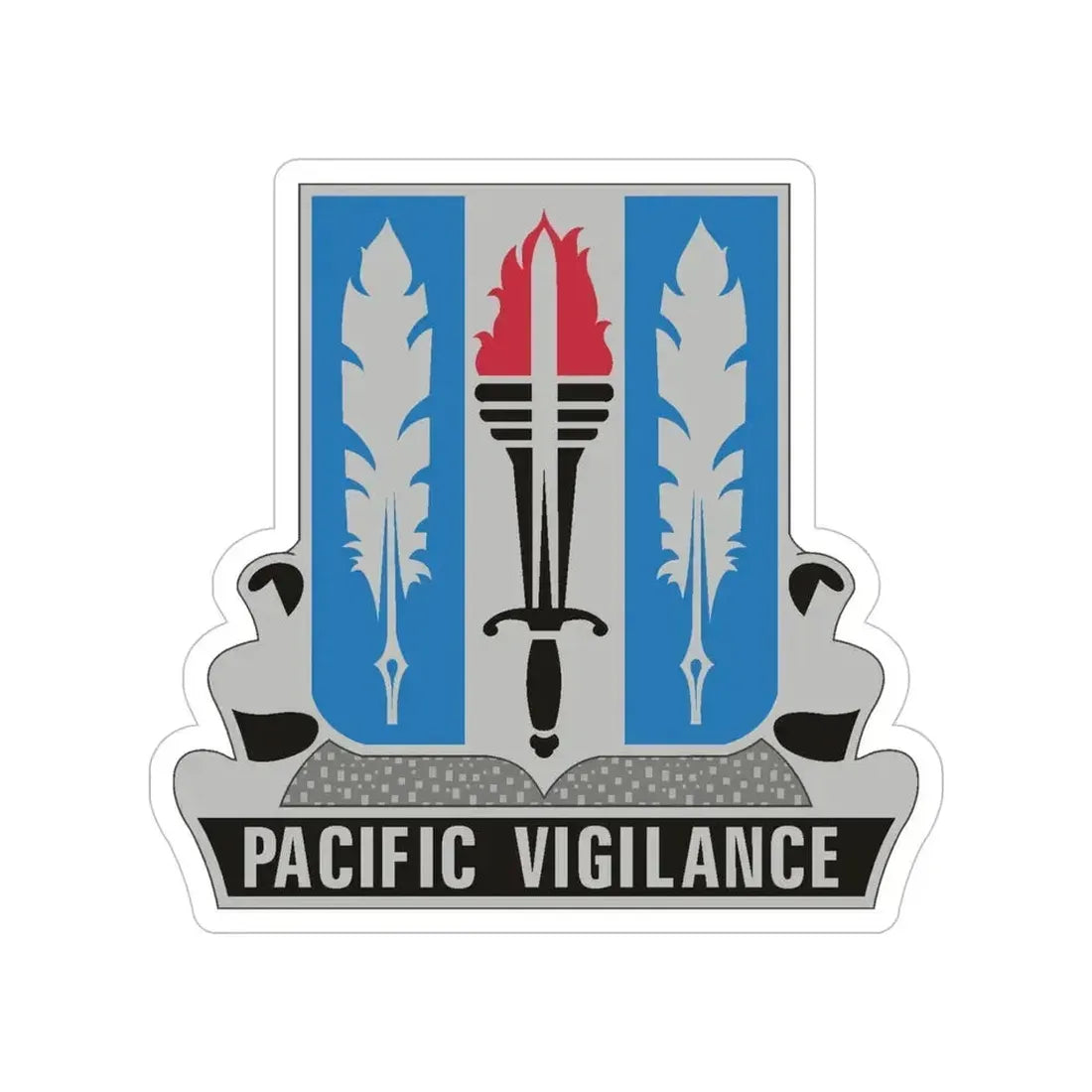 205 Military Intelligence Battalion (U.S. Army) Transparent STICKER Die-Cut Vinyl Decal 5 Inch - The Sticker Space