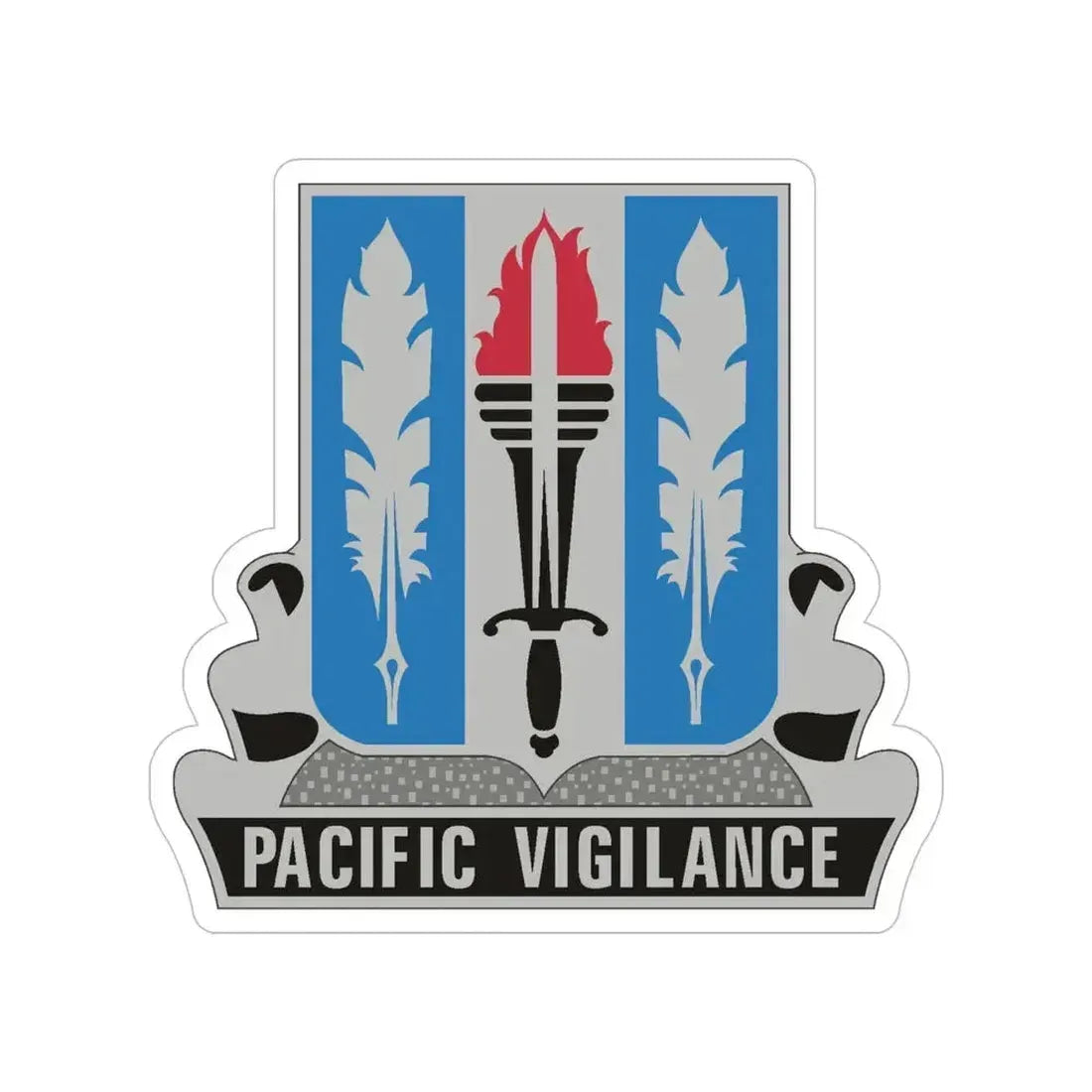 205 Military Intelligence Battalion (U.S. Army) Transparent STICKER Die-Cut Vinyl Decal 6 Inch - The Sticker Space