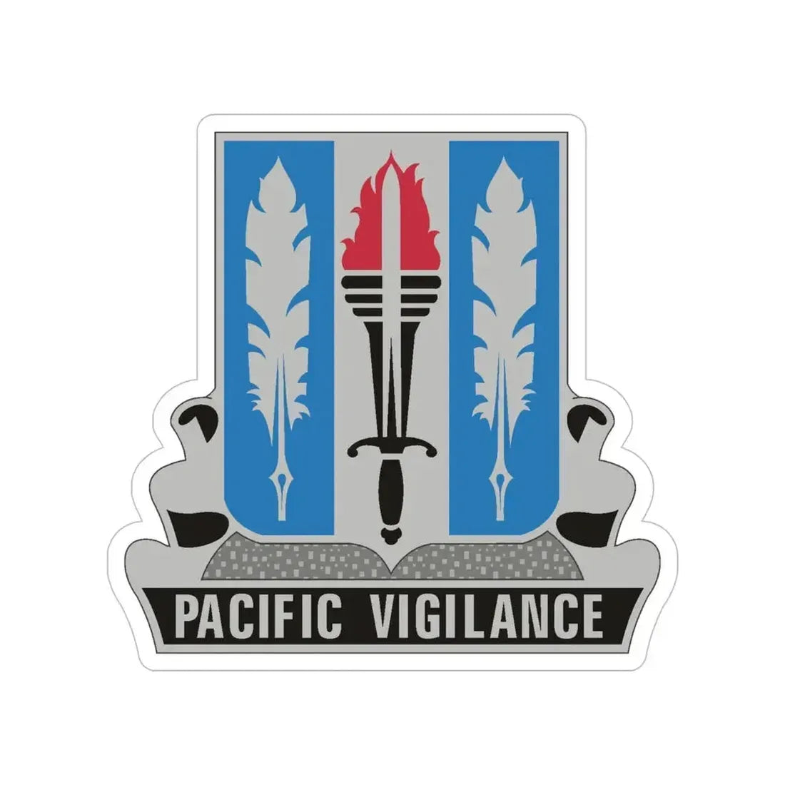 205 Military Intelligence Battalion (U.S. Army) Transparent STICKER Die-Cut Vinyl Decal 6 Inch - The Sticker Space