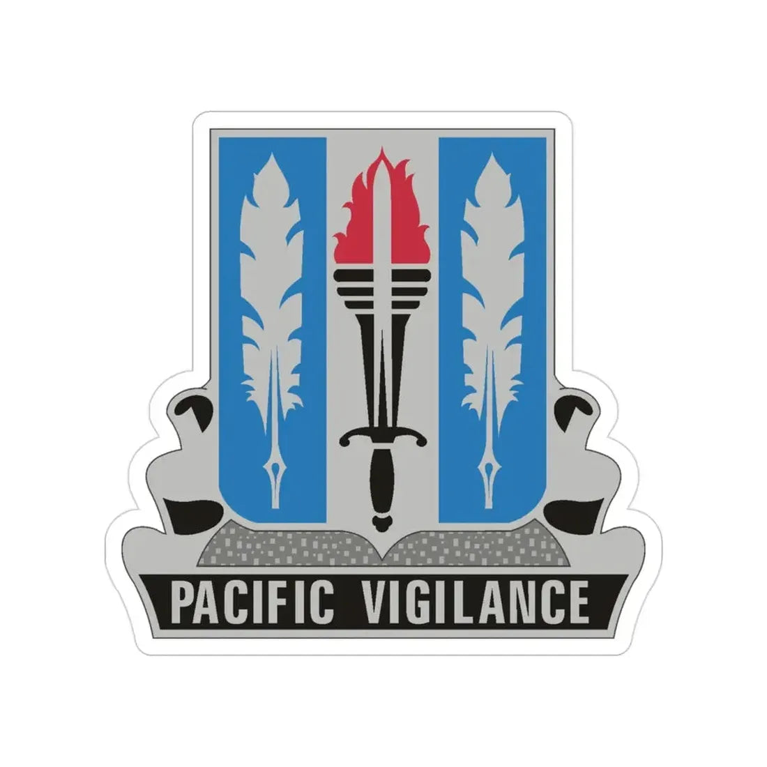 205 Military Intelligence Battalion (U.S. Army) Transparent STICKER Die-Cut Vinyl Decal - The Sticker Space