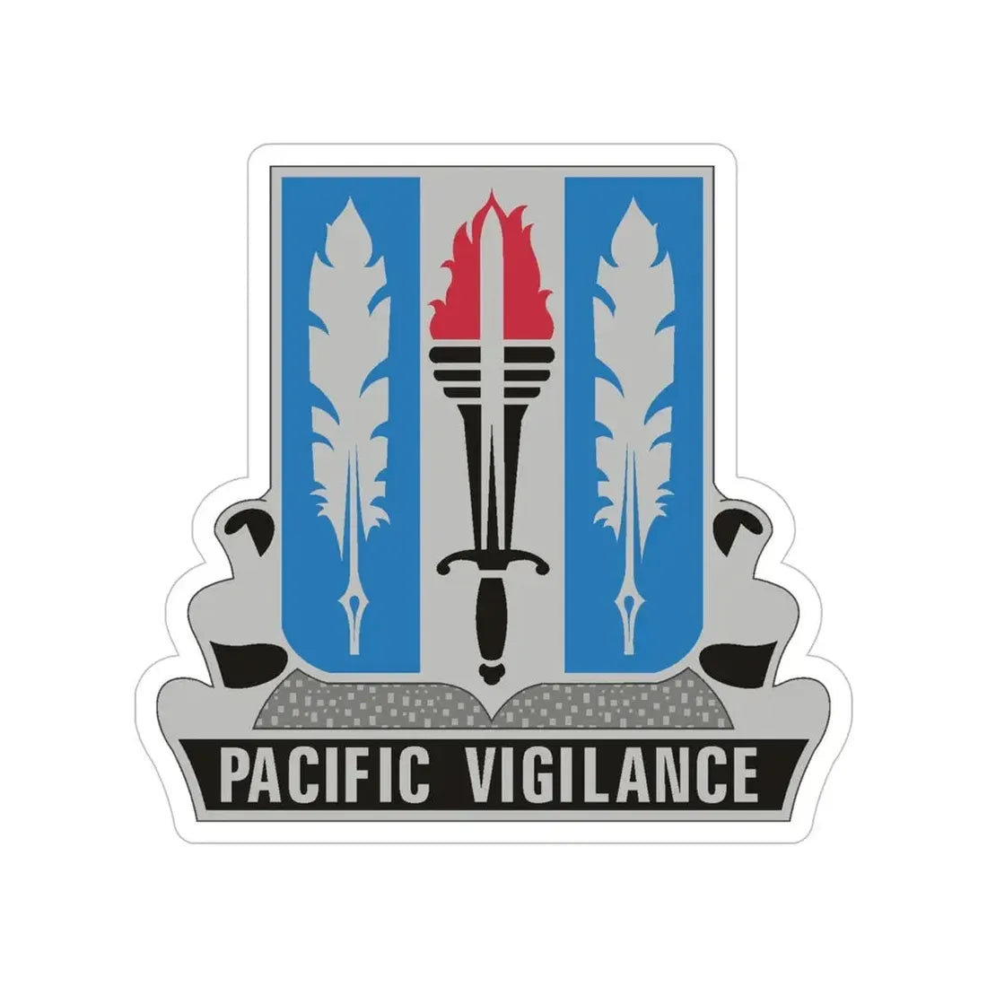 205 Military Intelligence Battalion (U.S. Army) Transparent STICKER Die-Cut Vinyl Decal - The Sticker Space