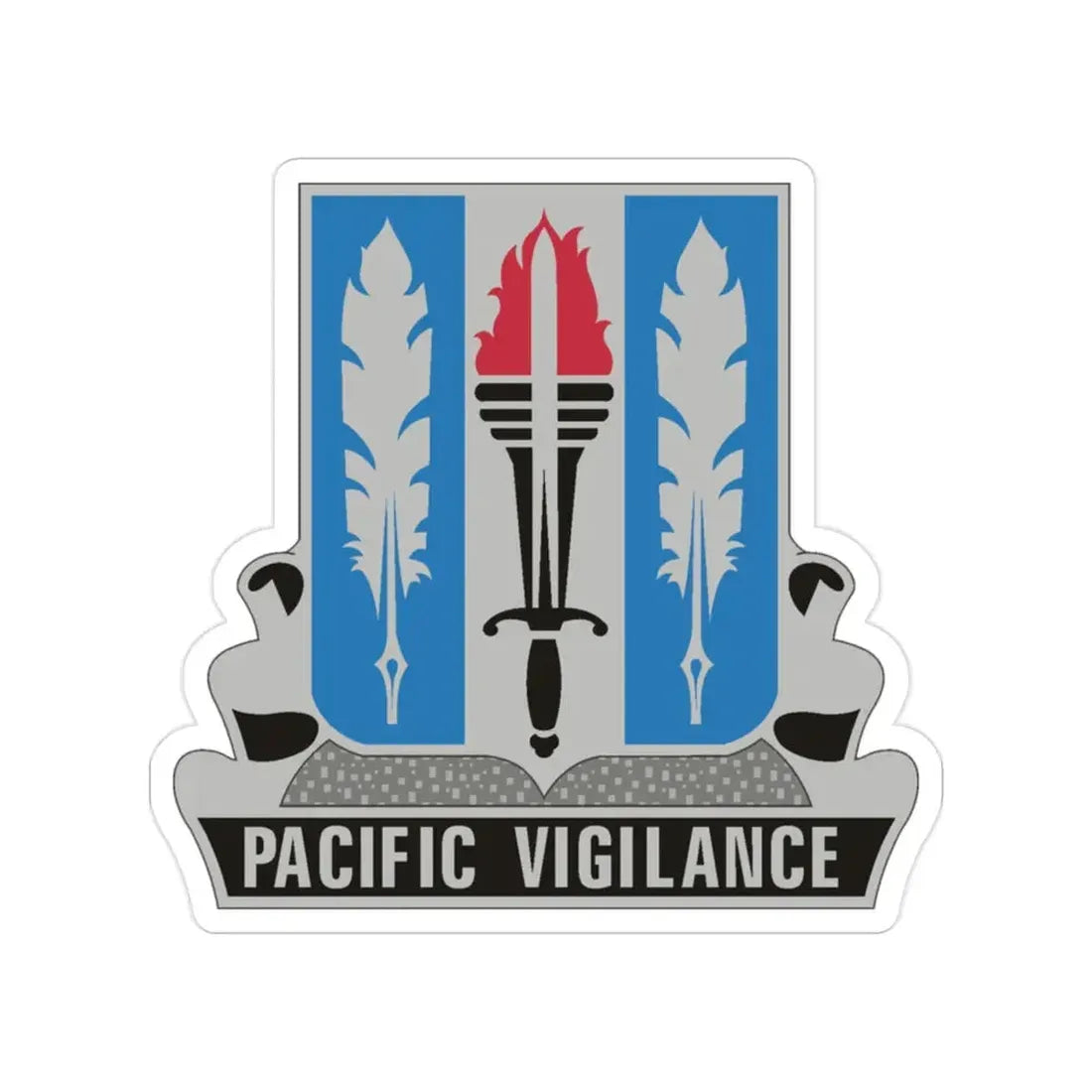 205 Military Intelligence Battalion (U.S. Army) Transparent STICKER Die-Cut Vinyl Decal - The Sticker Space