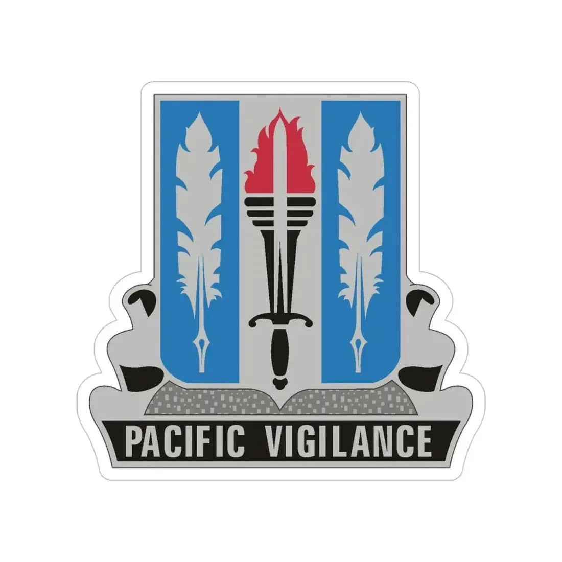 205 Military Intelligence Battalion (U.S. Army) Transparent STICKER Die-Cut Vinyl Decal - The Sticker Space