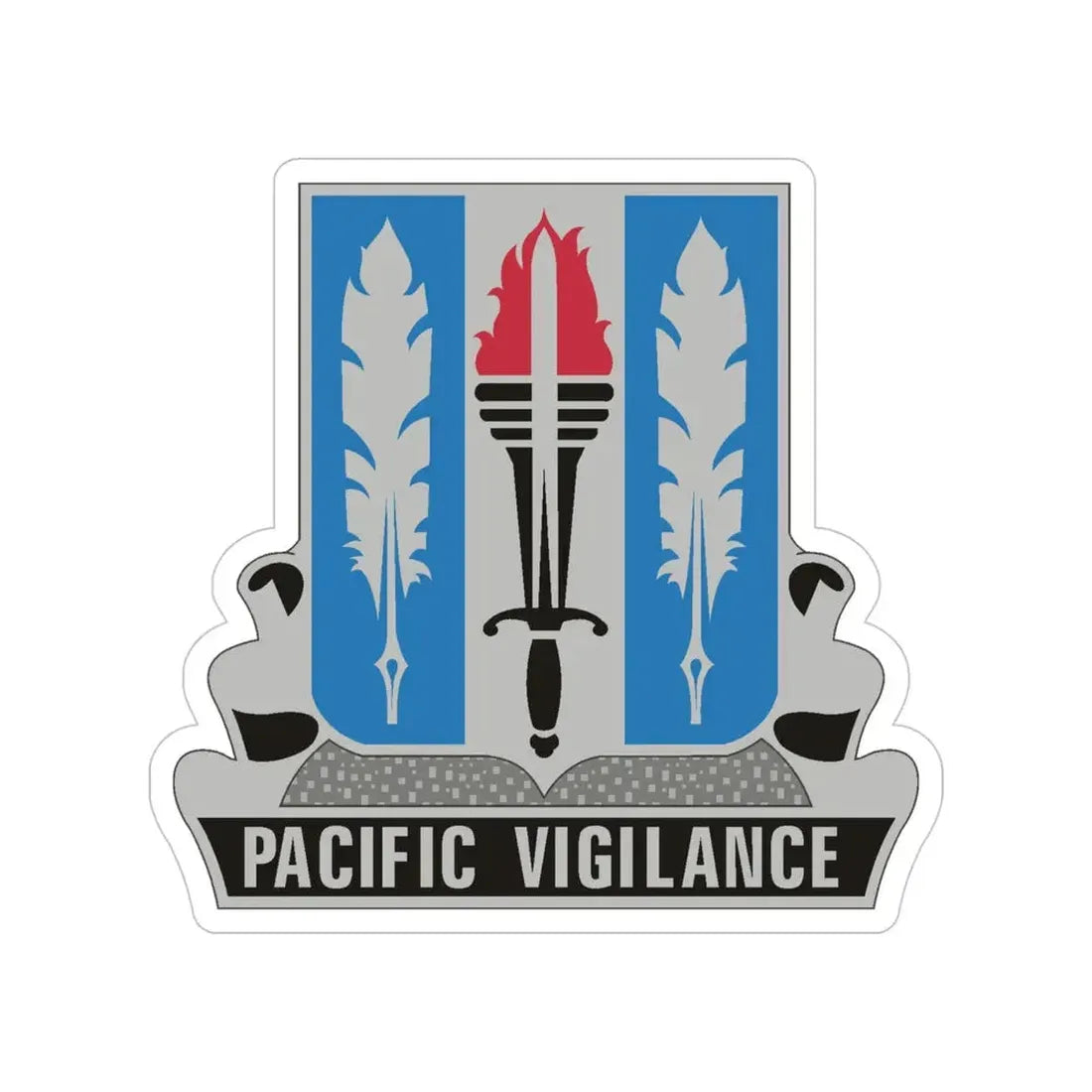 205 Military Intelligence Battalion (U.S. Army) Transparent STICKER Die-Cut Vinyl Decal - The Sticker Space