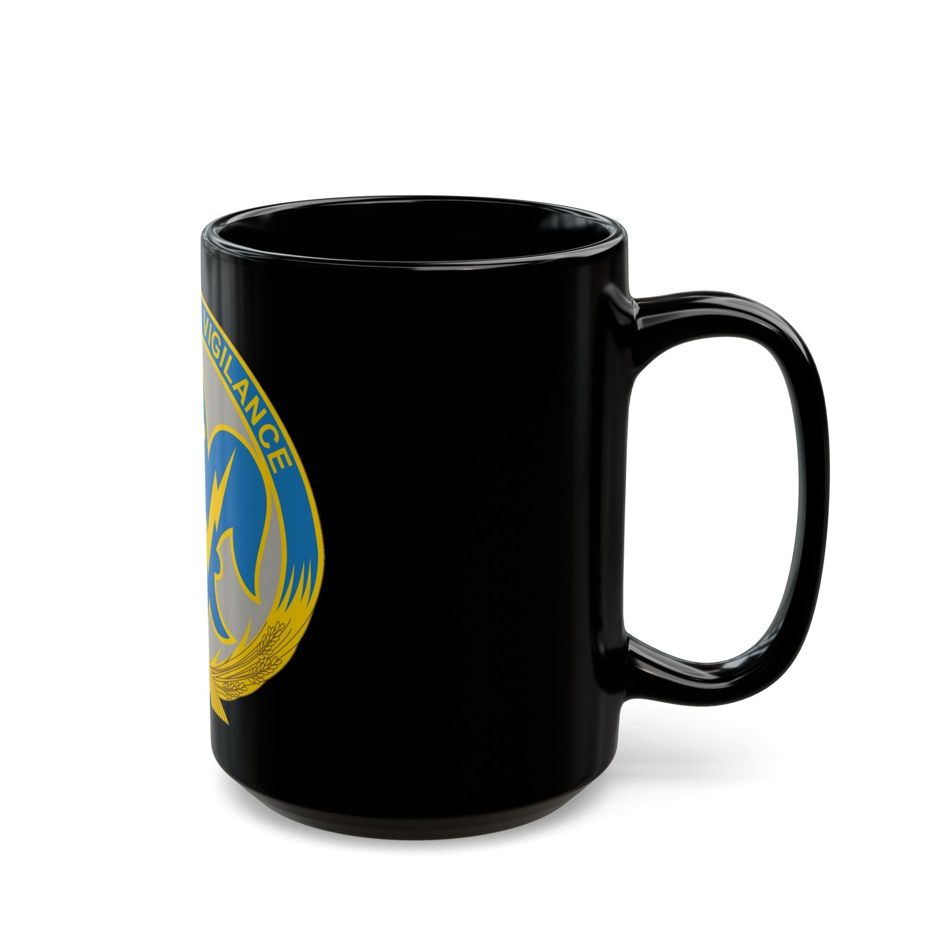 205 Military Intelligence Brigade 2 (U.S. Army) Black Coffee Mug-The Sticker Space