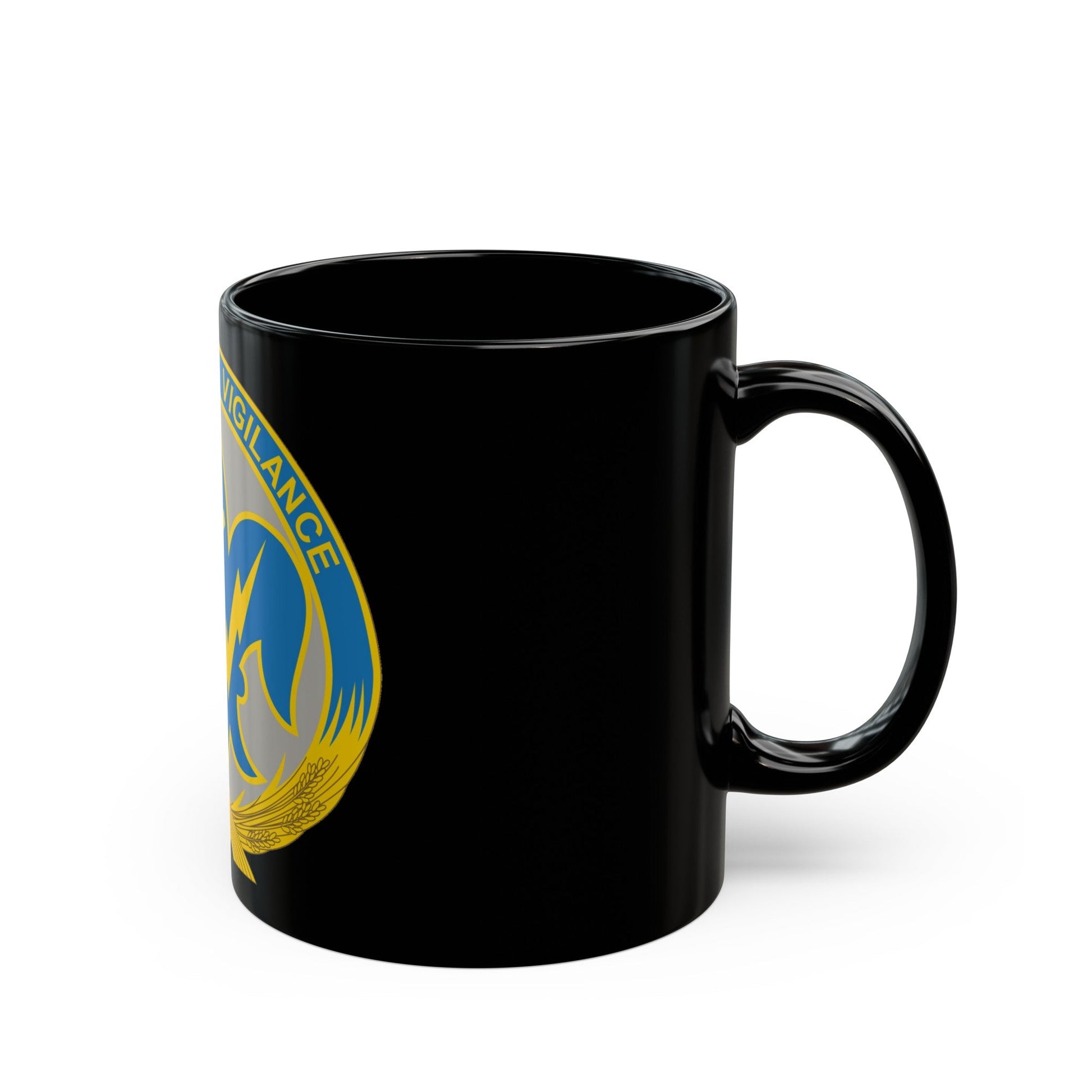 205 Military Intelligence Brigade 2 (U.S. Army) Black Coffee Mug-The Sticker Space