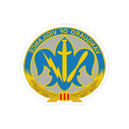 205 Military Intelligence Brigade 2 (U.S. Army) REVERSE PRINT Transparent Die-Cut STICKER - The Sticker Space