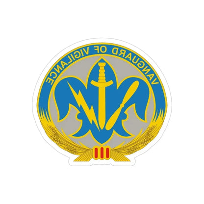 205 Military Intelligence Brigade 2 (U.S. Army) REVERSE PRINT Transparent Die-Cut STICKER - The Sticker Space