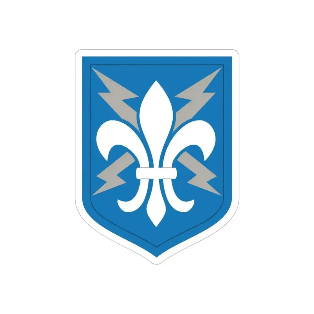 205 Military Intelligence Brigade (U.S. Army) REVERSE PRINT Transparent Die-Cut STICKER 6 Inch Die-Cut Transparent - The Sticker Space