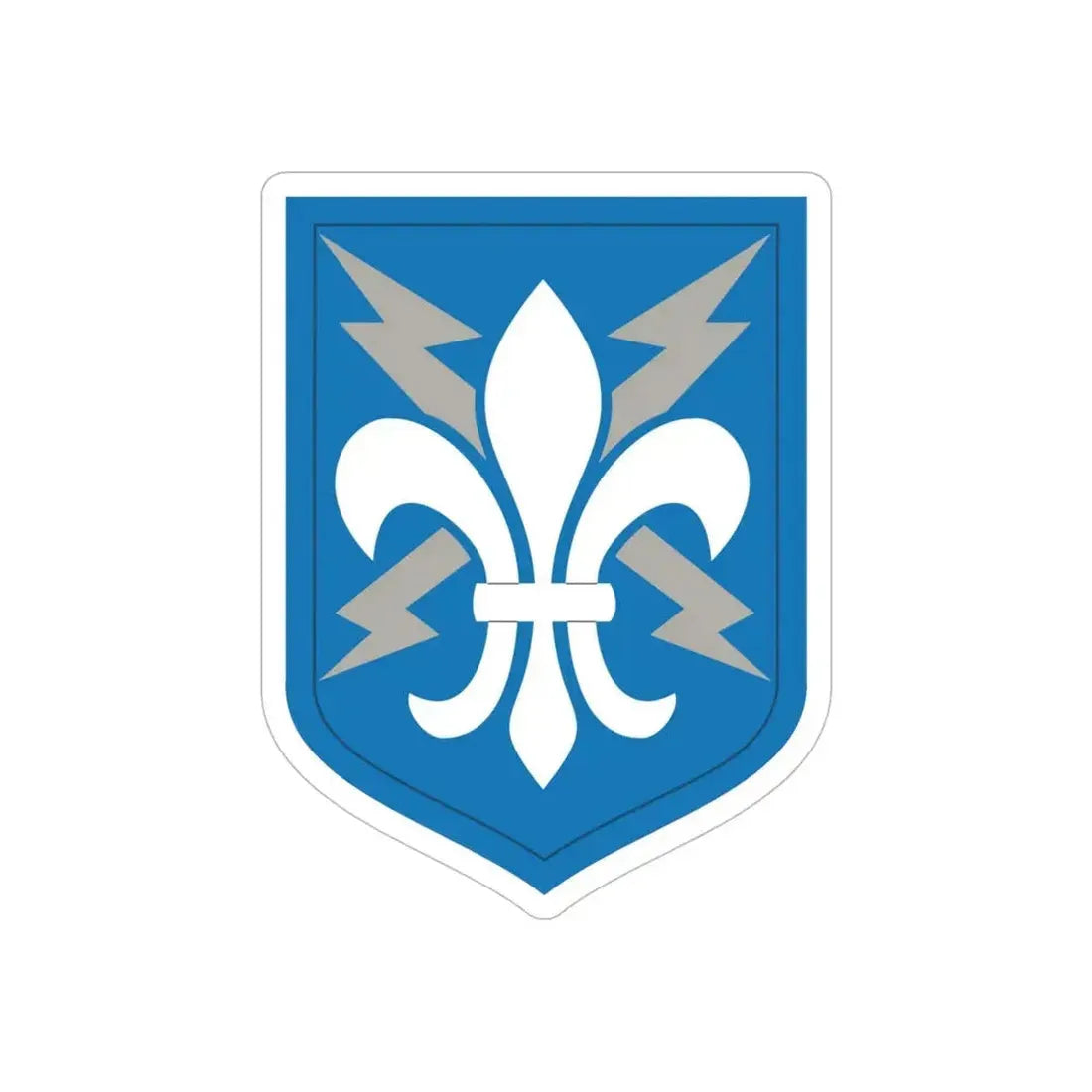 205 Military Intelligence Brigade (U.S. Army) REVERSE PRINT Transparent Die-Cut STICKER - The Sticker Space