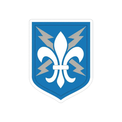 205 Military Intelligence Brigade (U.S. Army) REVERSE PRINT Transparent Die-Cut STICKER - The Sticker Space