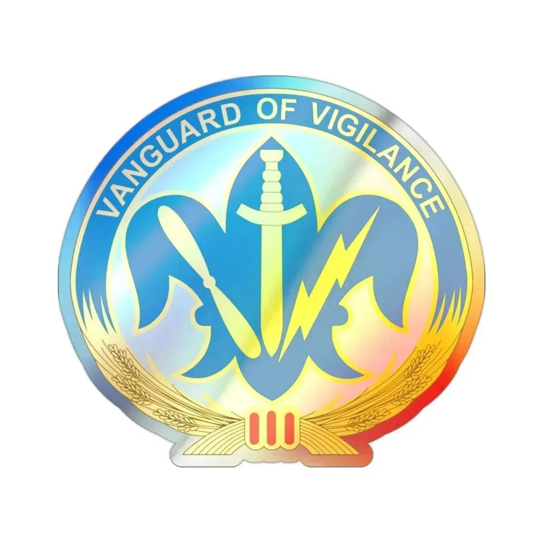 205 Military Intelligence Brigade v2 (U.S. Army) Holographic STICKER Die-Cut Vinyl Decal - The Sticker Space