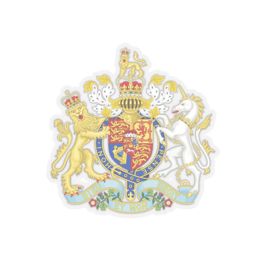 Coat of Arms of the United Kingdom (1801-1816) - STICKER Vinyl Kiss-Cut Decal