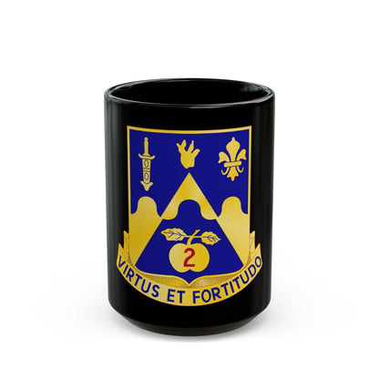 205th Armor Regiment (U.S. Army) Black Coffee Mug-15oz-The Sticker Space