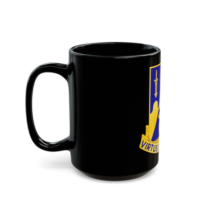 205th Armor Regiment (U.S. Army) Black Coffee Mug-The Sticker Space