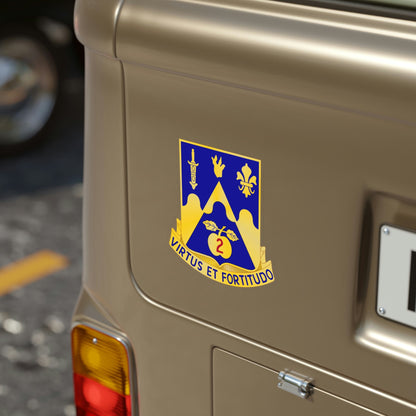 205th Armor Regiment (U.S. Army) Transparent STICKER Die-Cut Vinyl Decal-The Sticker Space