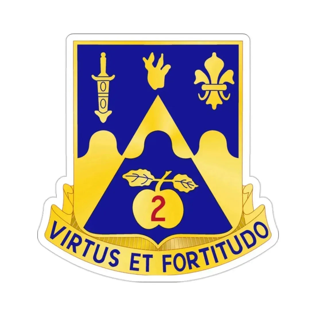 205th Armor Regiment (U.S. Army) STICKER Vinyl Die-Cut Decal 2 Inch - The Sticker Space