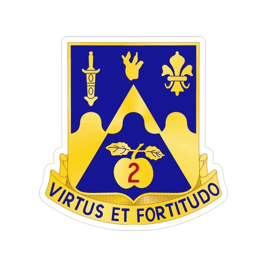 205th Armor Regiment (U.S. Army) Transparent STICKER Die-Cut Vinyl Decal - The Sticker Space