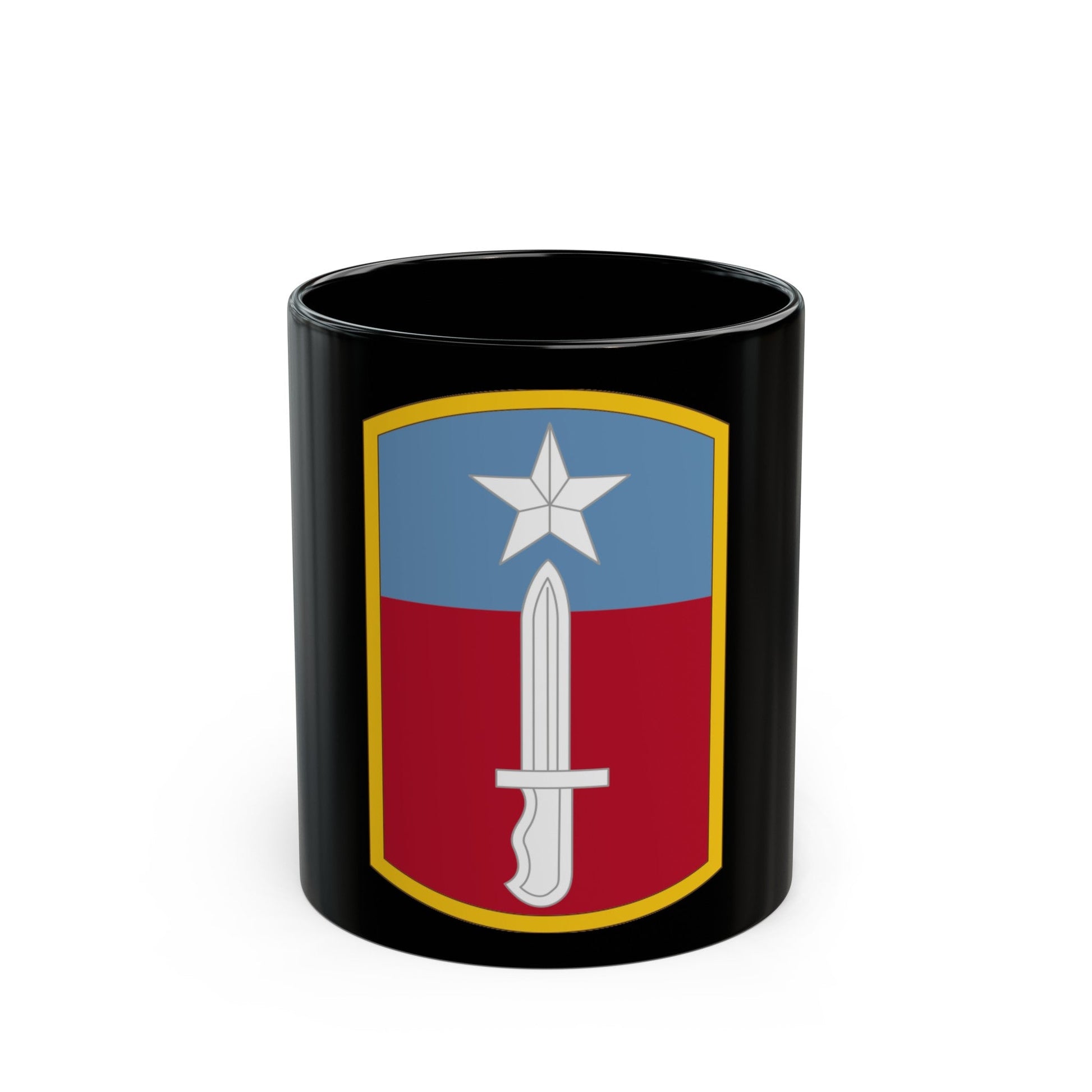 205TH INFANTRY BRIGADE (U.S. Army) Black Coffee Mug-11oz-The Sticker Space