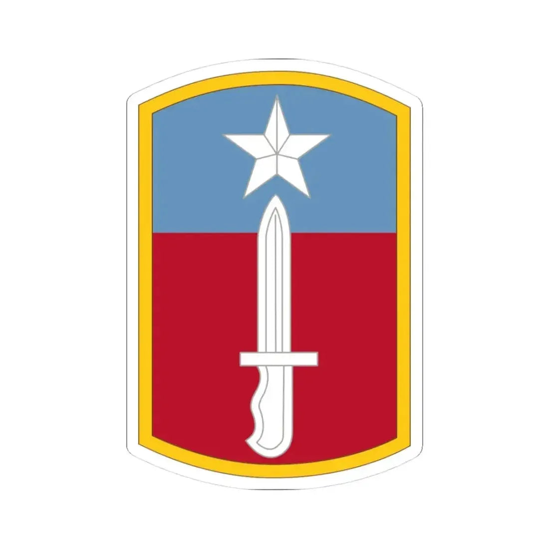 205TH INFANTRY BRIGADE (U.S. Army) STICKER Vinyl Kiss-Cut Decal 3 Inch White - The Sticker Space