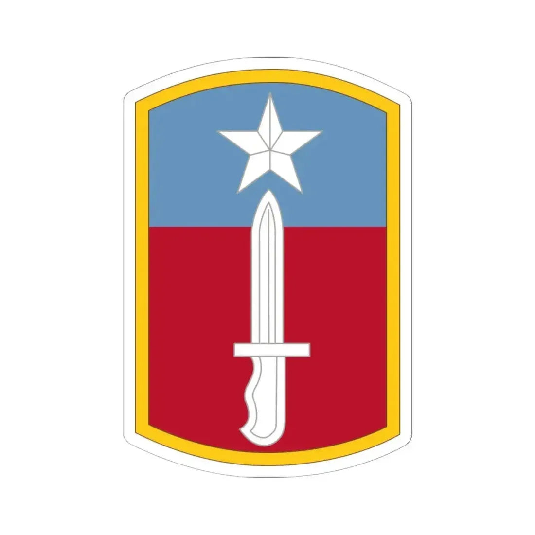 205TH INFANTRY BRIGADE (U.S. Army) STICKER Vinyl Kiss-Cut Decal 6 Inch White - The Sticker Space