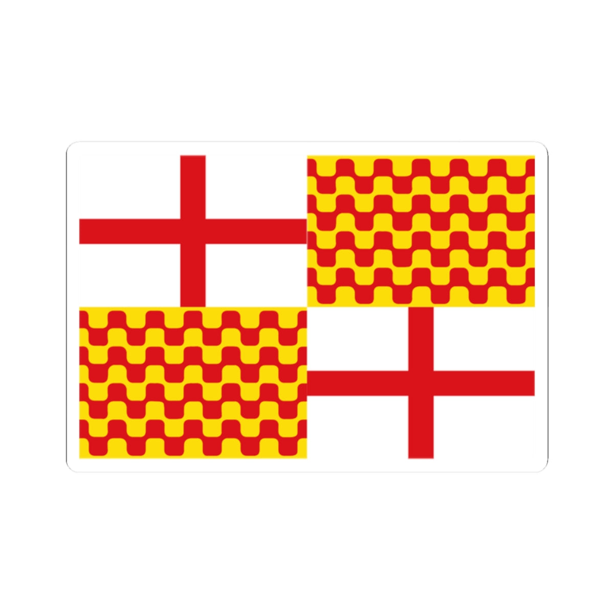 Flag of Tabarnia (Spain) STICKER Vinyl Kiss-Cut Decal