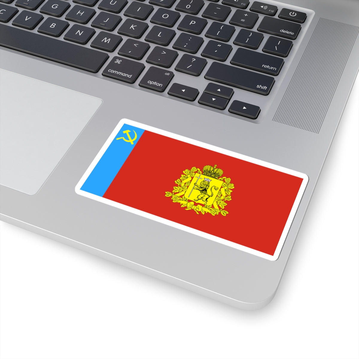 Flag of Vladimir Oblast 1999 (Russia) STICKER Vinyl Kiss-Cut Decal