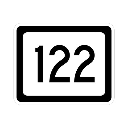 WV-122 (Virginia) (Road Sign) STICKER Vinyl Kiss-Cut Decal