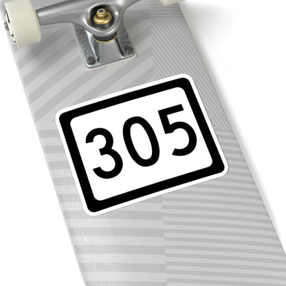 WV-305 (Virginia) (Road Sign) STICKER Vinyl Kiss-Cut Decal
