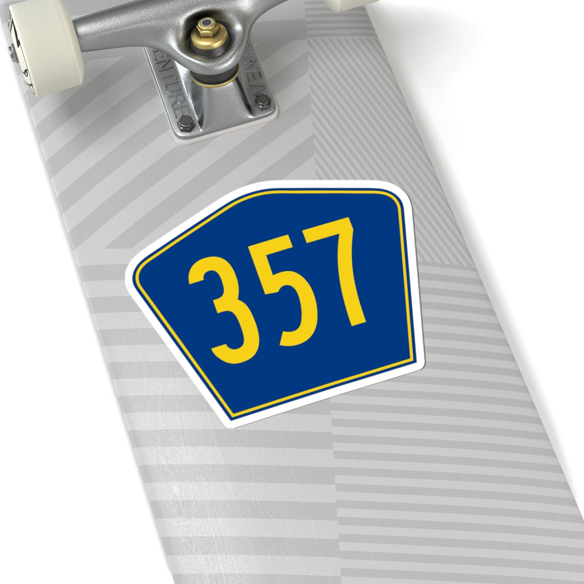 PR secondary 357 (Puerto Rico) (Road Sign) STICKER Vinyl Kiss-Cut Decal