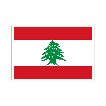 Flag of Lebanon (Lebanon) STICKER Vinyl Kiss-Cut Decal