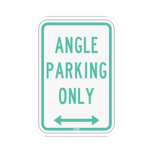 PBOT Road sign P4620D (Oregon) (Road Sign) STICKER Vinyl Kiss-Cut Decal