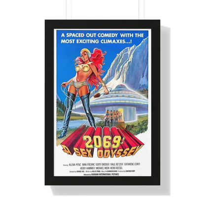 2069 A SEX ODYSSEY 1974 - Framed Movie Poster 16″ x 24″ Black - The Sticker Space