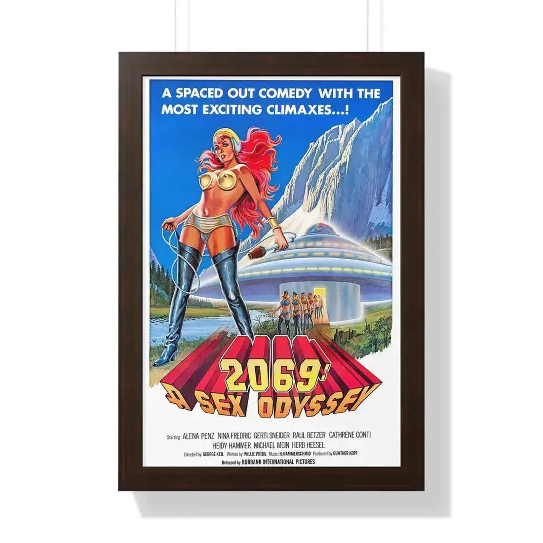 2069 A SEX ODYSSEY 1974 - Framed Movie Poster - The Sticker Space