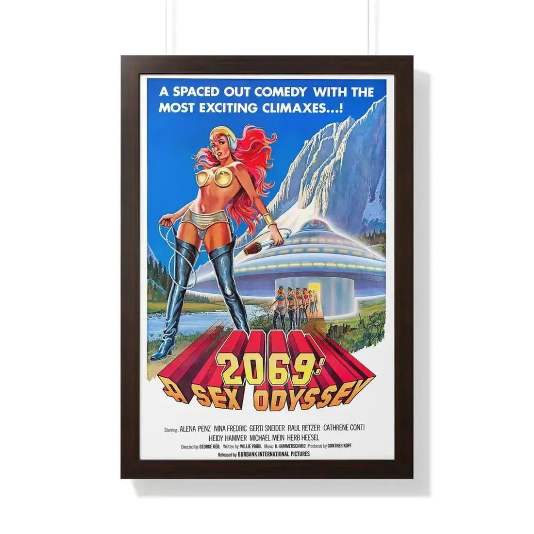 2069 A SEX ODYSSEY 1974 - Framed Movie Poster - The Sticker Space