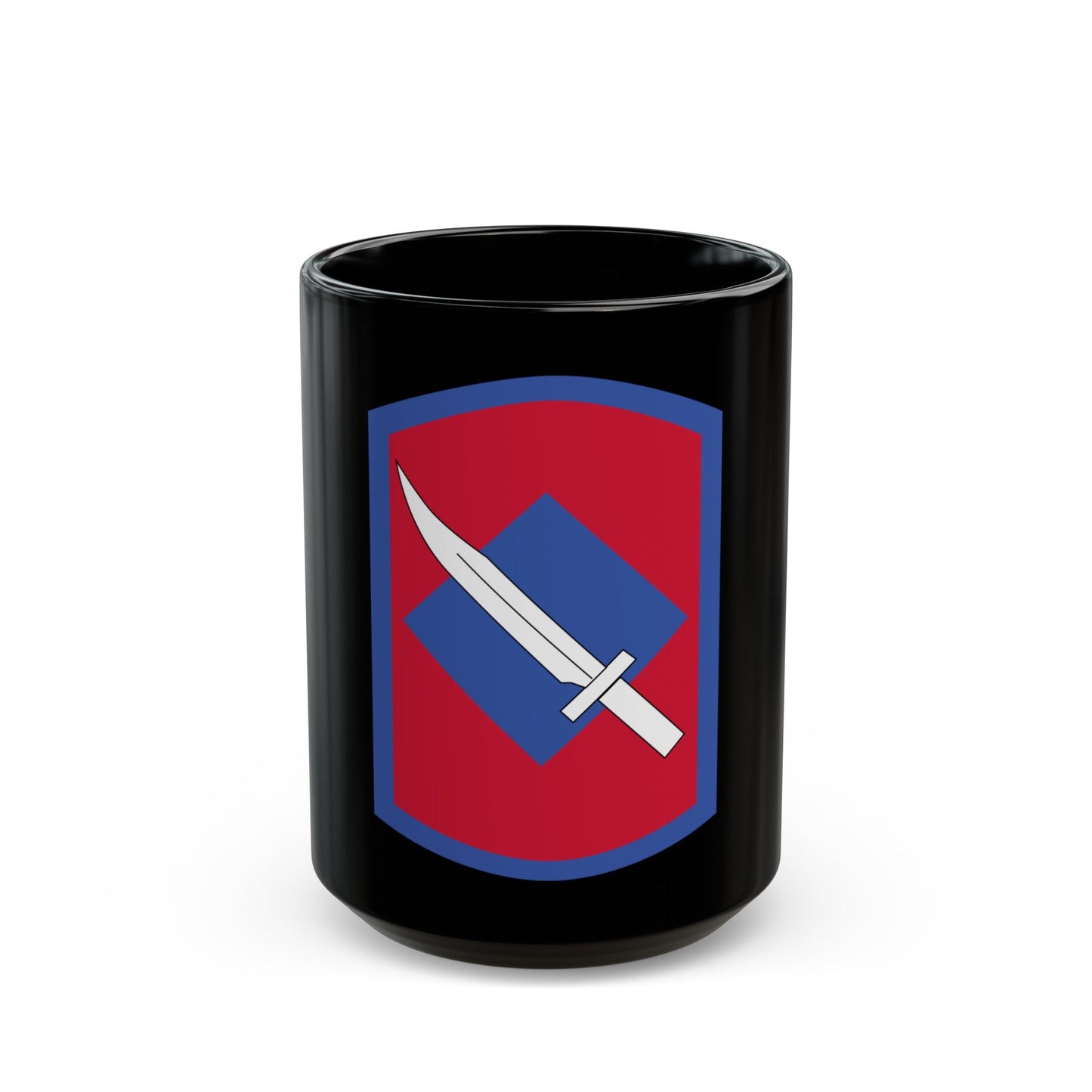 206th Field Artillery Regiment (U.S. Army) Black Coffee Mug-15oz-The Sticker Space